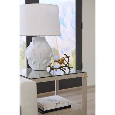 Bracque Cool White Lamp Without Shade