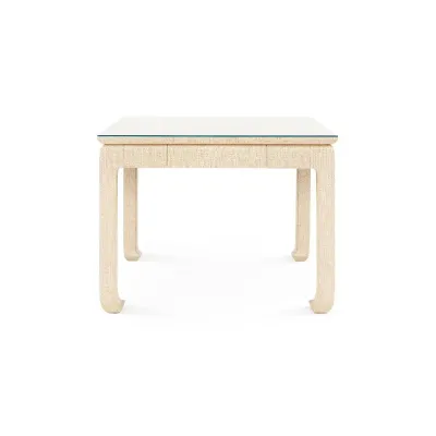 Bethany Game Table, Natural Twill