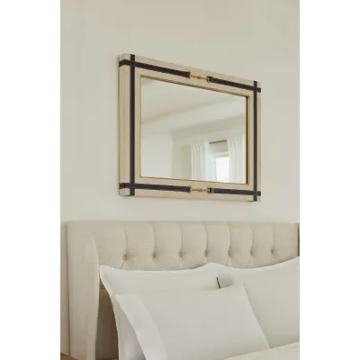 Buckley Black Rectangular Mirror