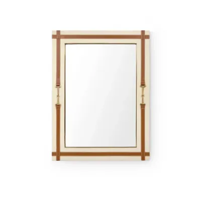 Buckley Tan Rectangular Mirror