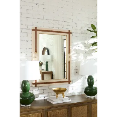 Buckley Tan Rectangular Mirror