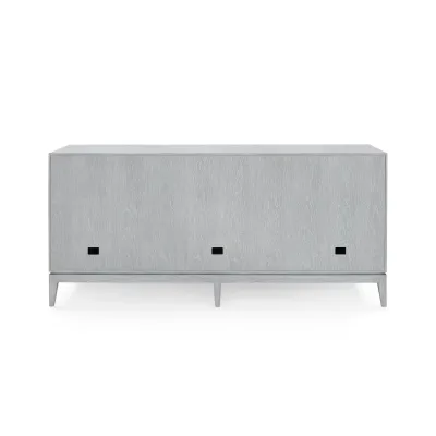 Cameron 4-Door Cabinet Soft Gray