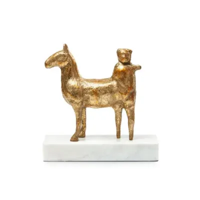 Centaur Statue Gold Leaf