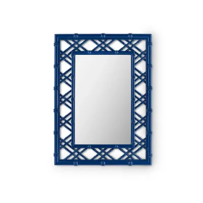 Clara Marine Blue Rectangular Mirror