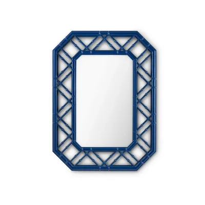 Callista Marine Blue Octagonal Mirror