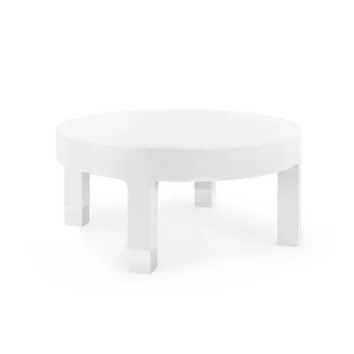 Dakota Round Coffee Table Cream