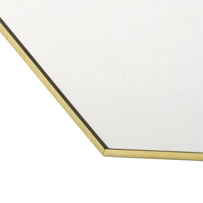 Eaves Mirror - Medium Polished Brass