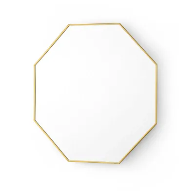 Eaves Mirror - Large Polished Brass