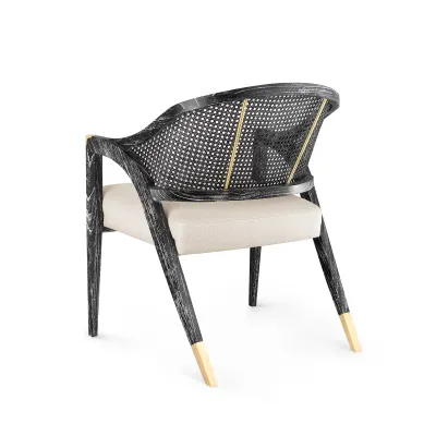 Edward Lounge Chair Jet Black