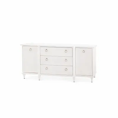 Fairfax 3-Drawer 2-Door Cabinet Vanilla
