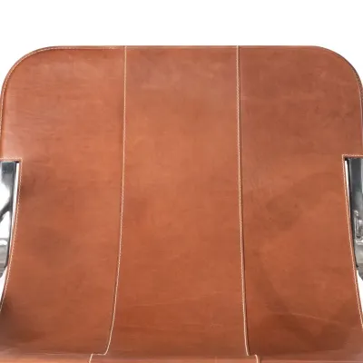 Frank Lounge Chair, Gingerbread Brown