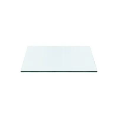 Hunter 2-Drawer Side Table Top Clear