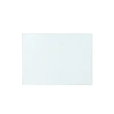 Jacqui 3-Drawer Side Table Glass Top Clear
