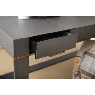 Landon Desk Dark Gray