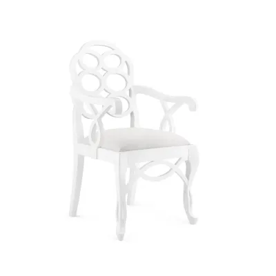 Loop Armchair Eggshell White