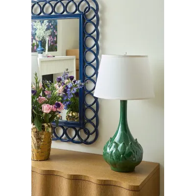 Loop Marine Blue Rectangular Mirror