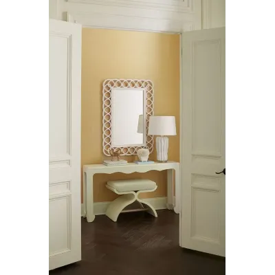 Loop Ghost White Rectangular Mirror