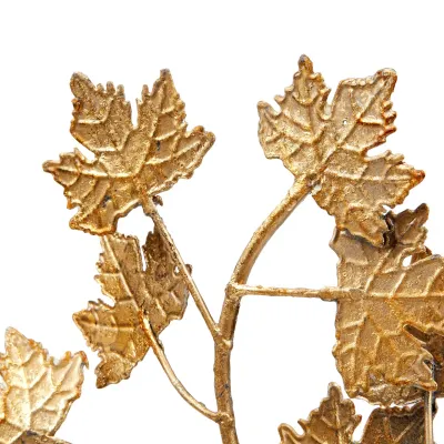 Maple Branch Statue Gold Leaf