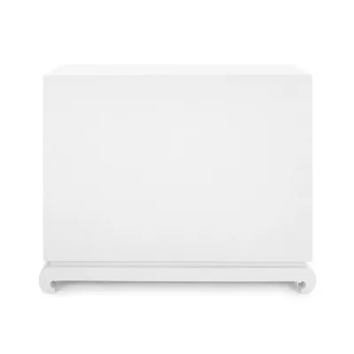 Ming Large 4-Drawer Chiffon White