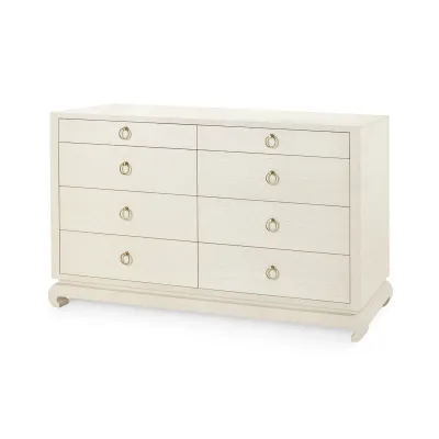 Ming Extra Large 8-Drawer Canvas Cream