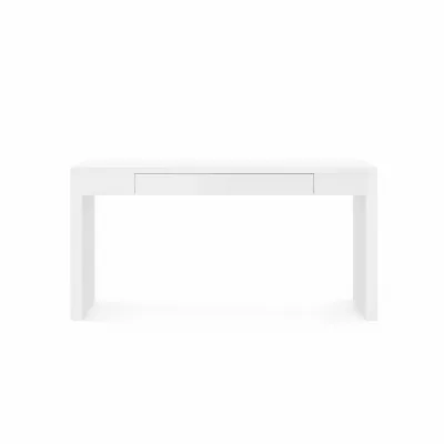 Morgan Large Console Table Chiffon White