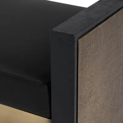 Odeon Bench/Side Table Cushion Black