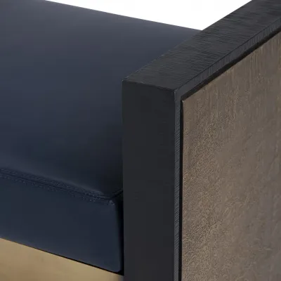 Odeon Bench/Side Table Cushion Navy Blue
