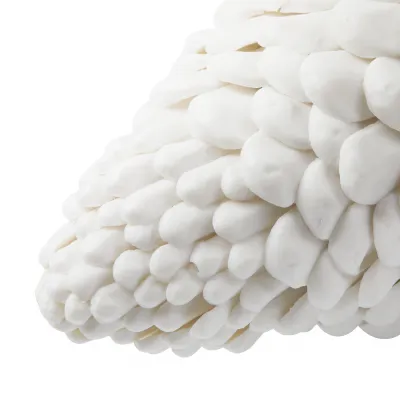 Laying Pine Cone Blanc de Chine