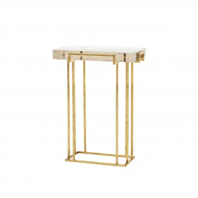 Prism Side Table Gold Leaf