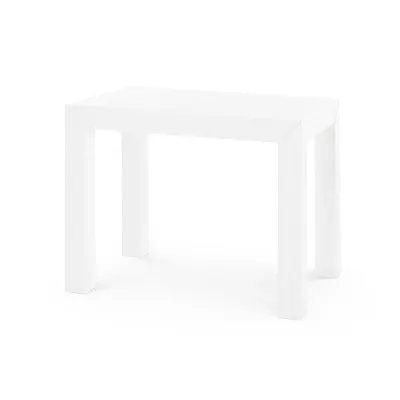 Parsons Side Table Chiffon White