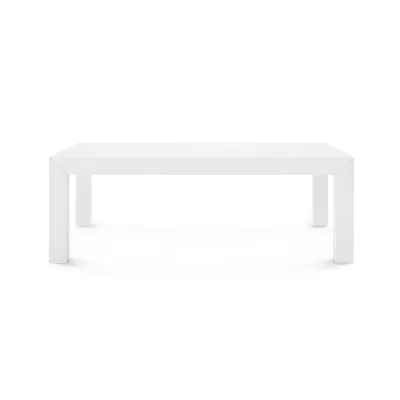 Parsons Coffee Table Chiffon White