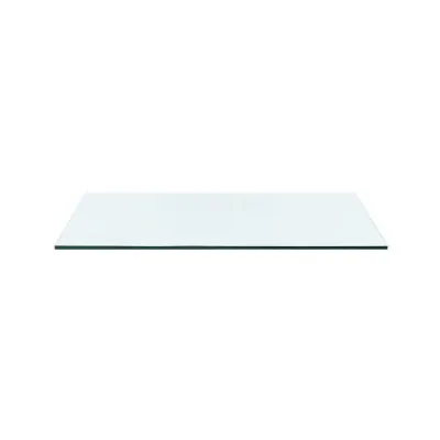 Parsons Coffee Table Glass Top Clear