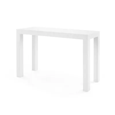 Parsons Console Table Chiffon White