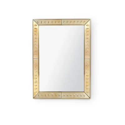 Reese Antique Champagne Rectangular Mirror