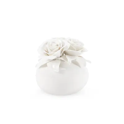 Rose Bouquet Blanc de Chine