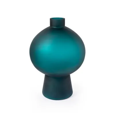 Sharri Large Vase, Dark Persian Green