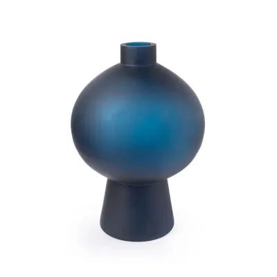 Sharri Large Vase, Prussian Blue