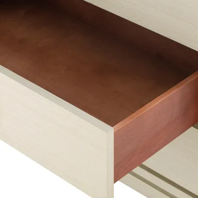 Stanford 3-Drawer Side Table Blanched Oak