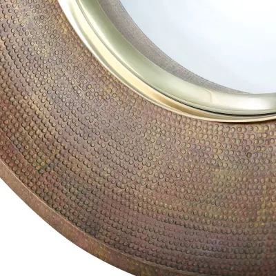 Stella Mirror Antique Brass