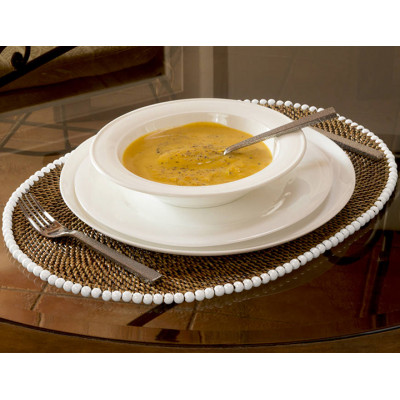 Oval Placemat 13 in L x 8 in W 0.125 in H, Set of 4