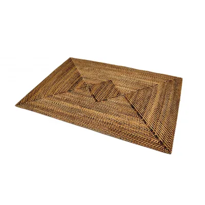 Rectangular Placemat with Diamond Pattern, Set of 4 pcs