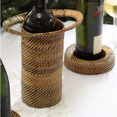 Wine Holder, 4" sq. x 8" H