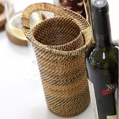 Wine Holder, 4" sq. x 8" H