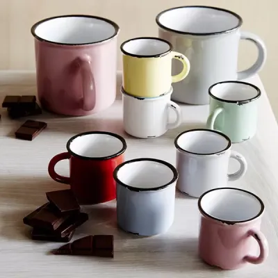 Tinware Espresso Mugs Gift Set of 6