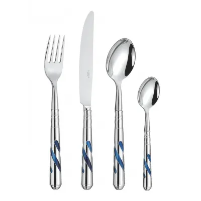 Altair Silver/Blue 5-Pc Setting