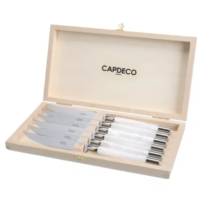 Conty White Box Of 6 Steak Knives