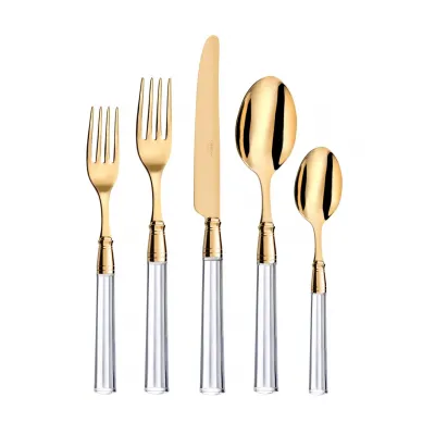 Doric PVD Gold Crystal Flatware