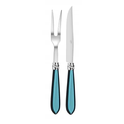 Diana Teal Carving Set