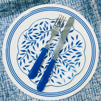 Helios French Blue Flatware