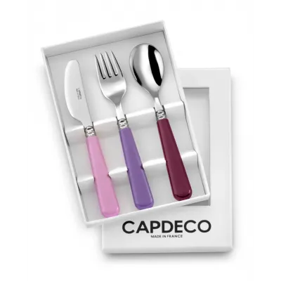 Helios Kids Light Pink/Purple/Cherry 3 Piece Setting